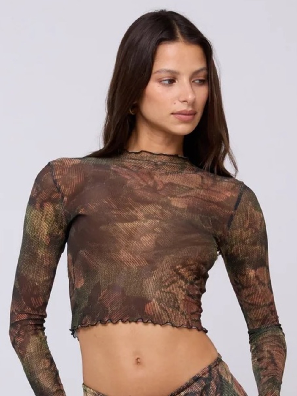 Resa Ida Cropped Long Sleeve in Autumn